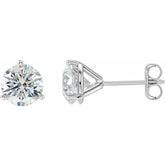 14K W L/M SI 1.25CTW Dia Martini Stud Earrings.